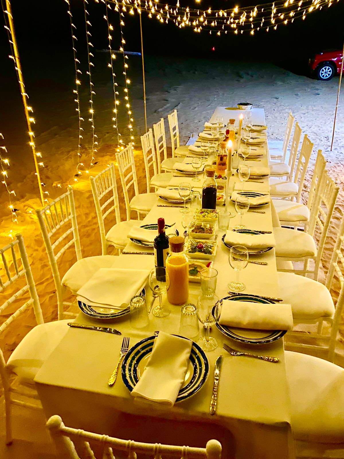 private dinner with camp