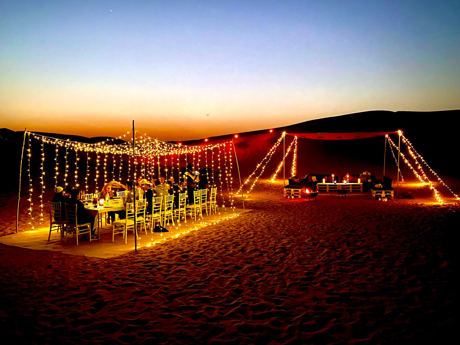 private dinner in dubai desert