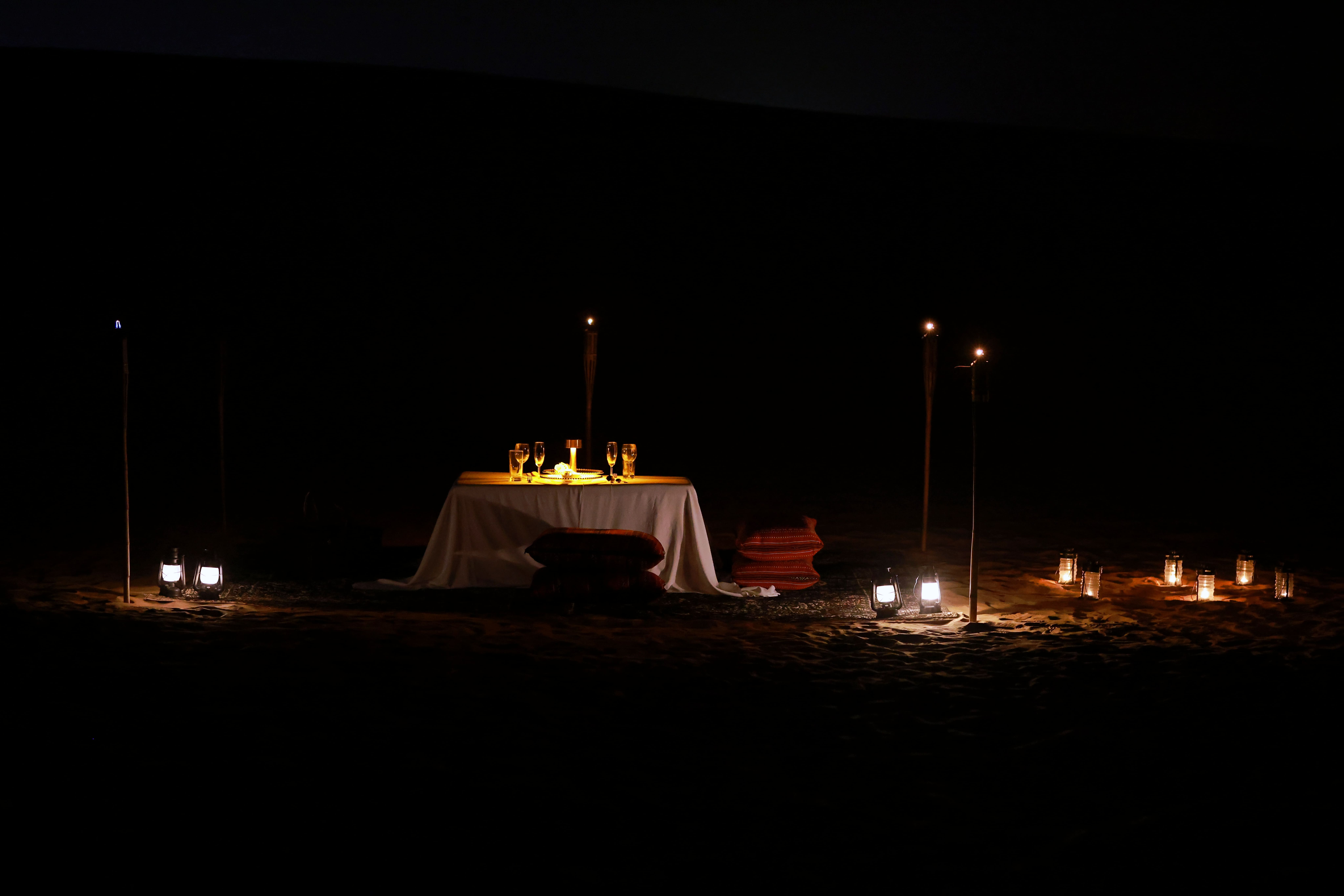 private camp in dubai