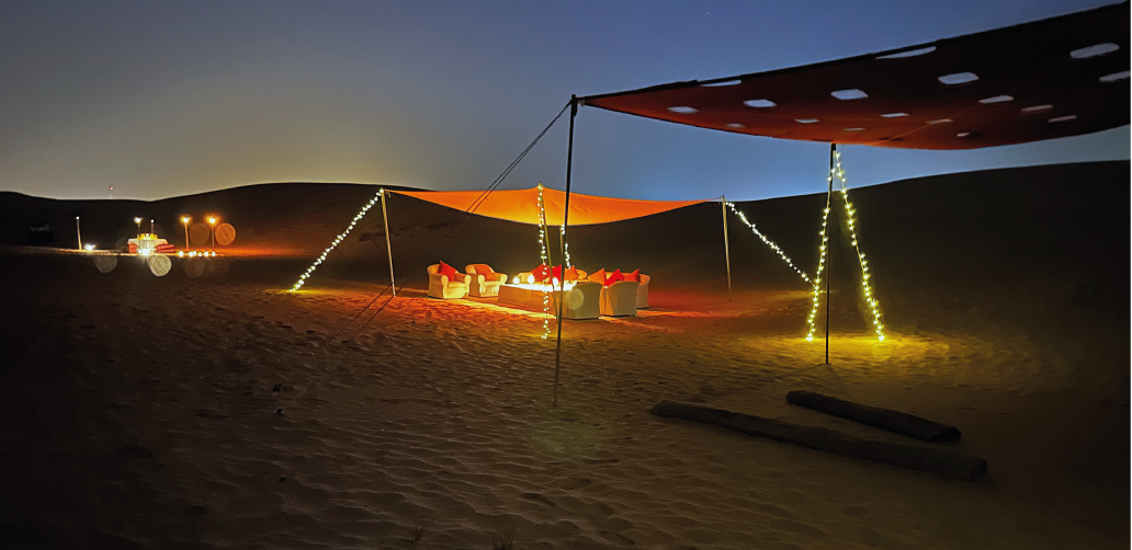 Private Dinner With Overnight Camp